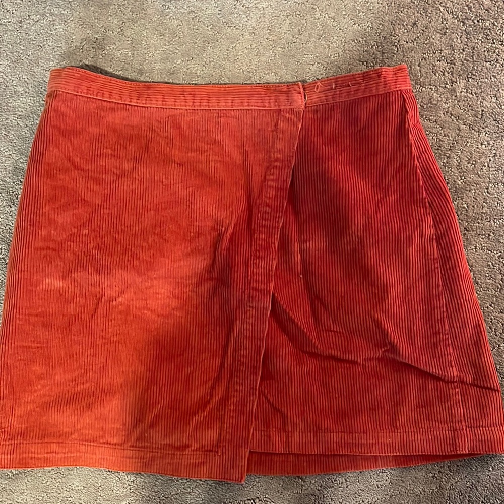 Corduroy Abercrombie wrap skirt medium